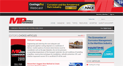 Desktop Screenshot of materialsperformance.com