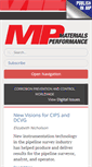 Mobile Screenshot of materialsperformance.com